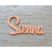 Kids Wooden Name in Sweet font - Extra large 9mm